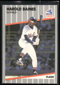 1989 Fleer #491 Harold Baines