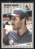 1989 Fleer #489 Devon White