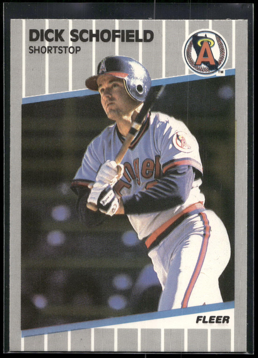1989 Fleer #488 Dick Schofield