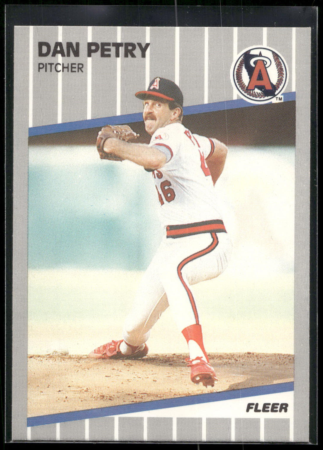 1989 Fleer #486 Dan Petry