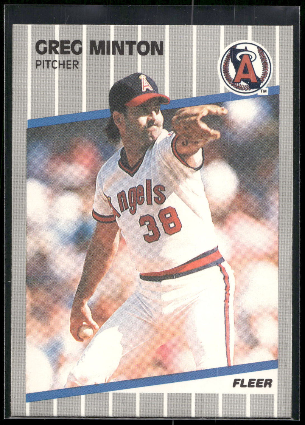 1989 Fleer #485 Greg Minton