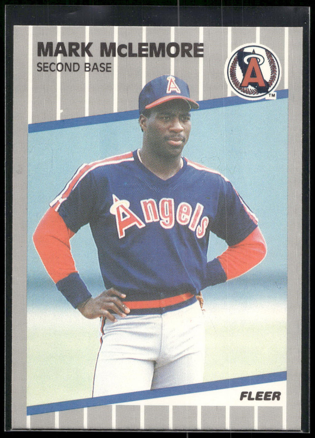 1989 Fleer #484 Mark McLemore