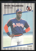 1989 Fleer #484 Mark McLemore