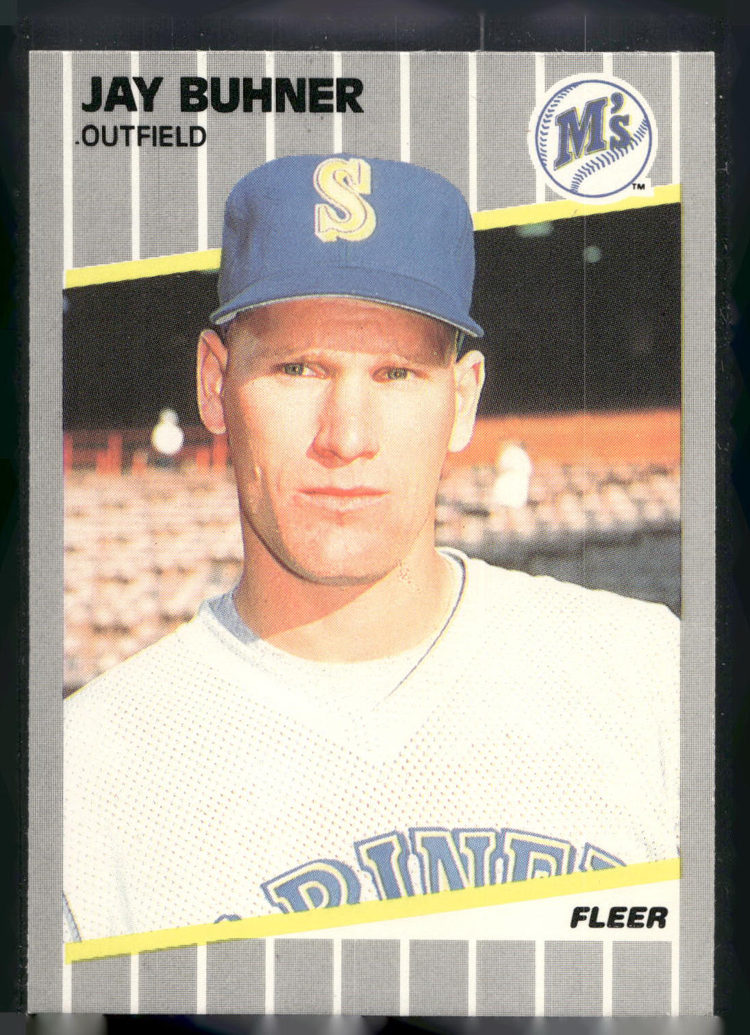 1989 Fleer #542 Jay Buhner