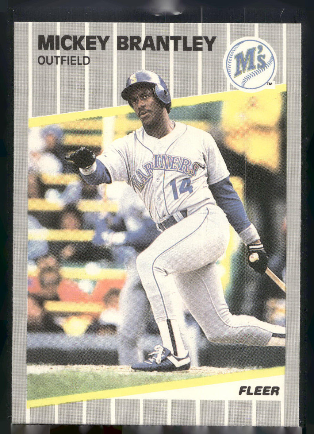 1989 Fleer #541 Mickey Brantley