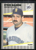 1989 Fleer #538 Steve Balboni