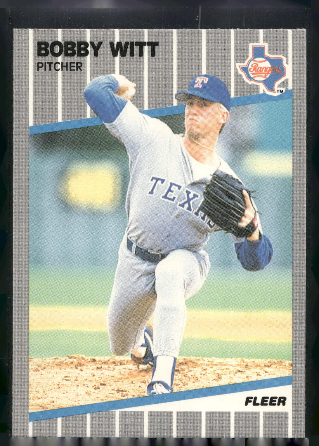 1989 Fleer #537 Bobby Witt