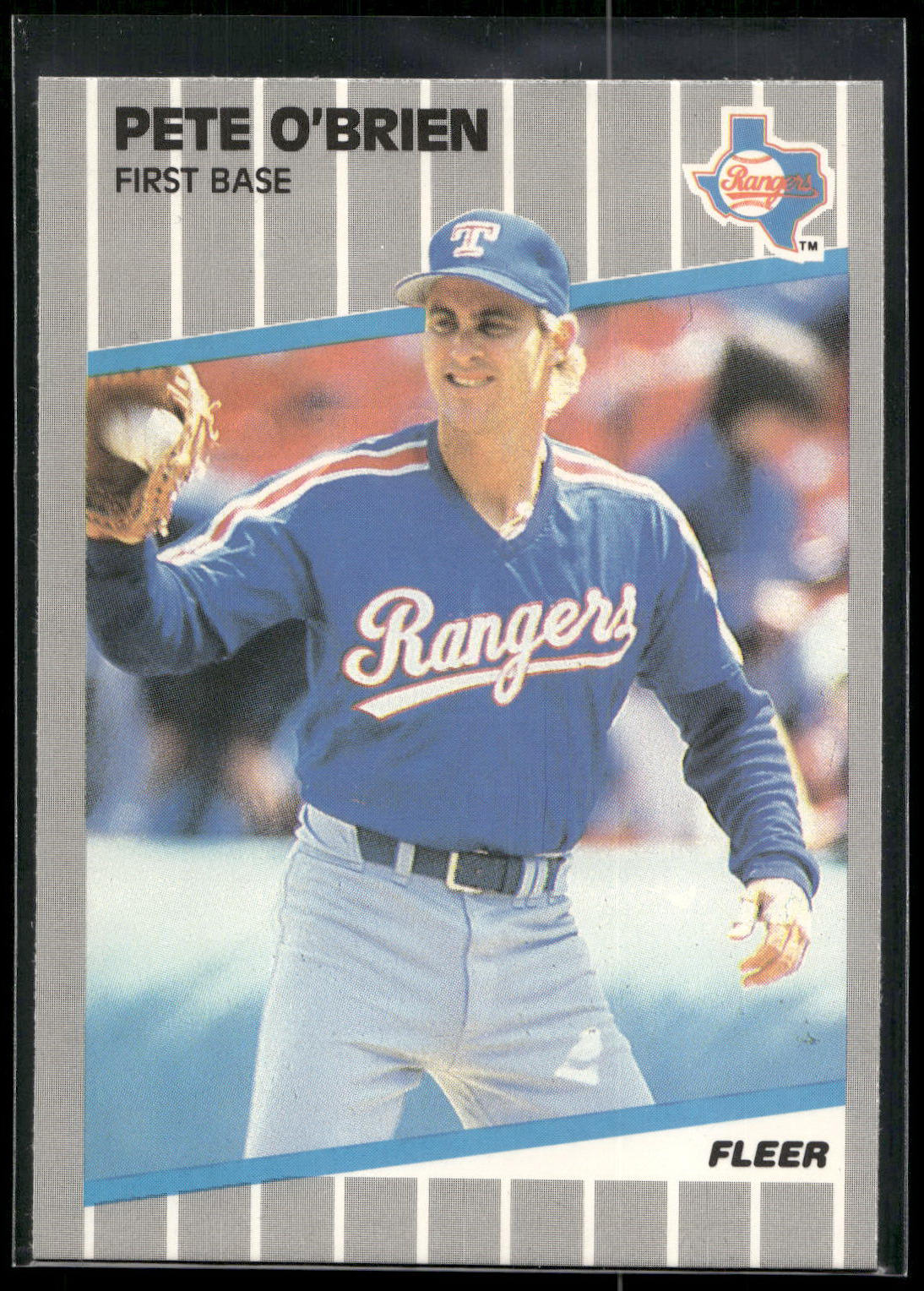 1989 Fleer #529 Pete O'Brien