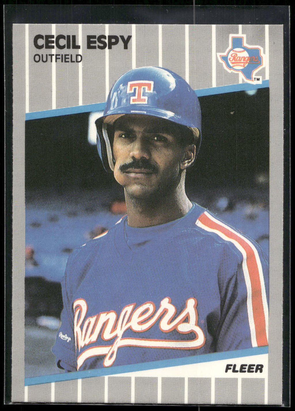 1989 Fleer #517 Cecil Espy
