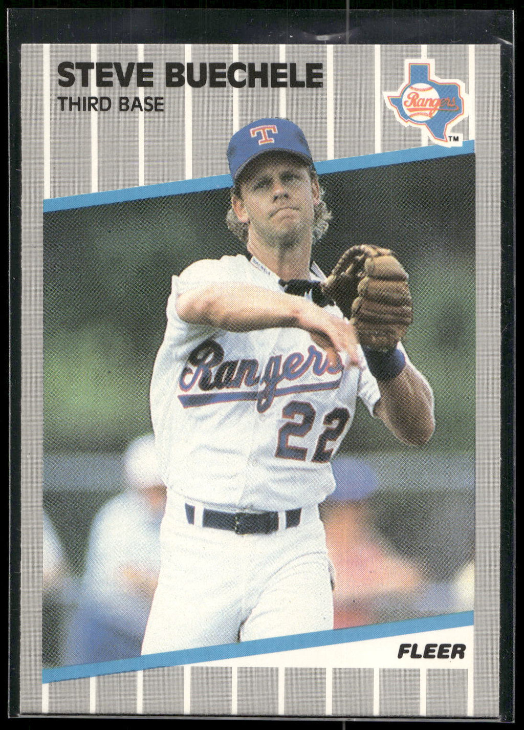 1989 Fleer #515 Steve Buechele