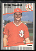 1989 Fleer #465 Denny Walling