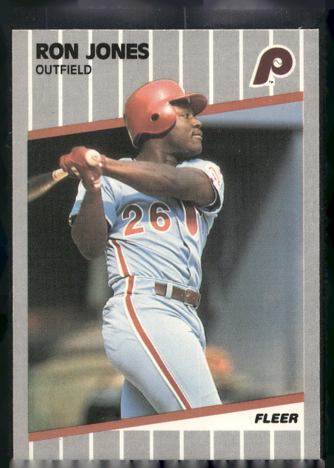1989 Fleer #574 Ron Jones