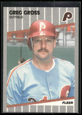 1989 Fleer #568 Greg Gross