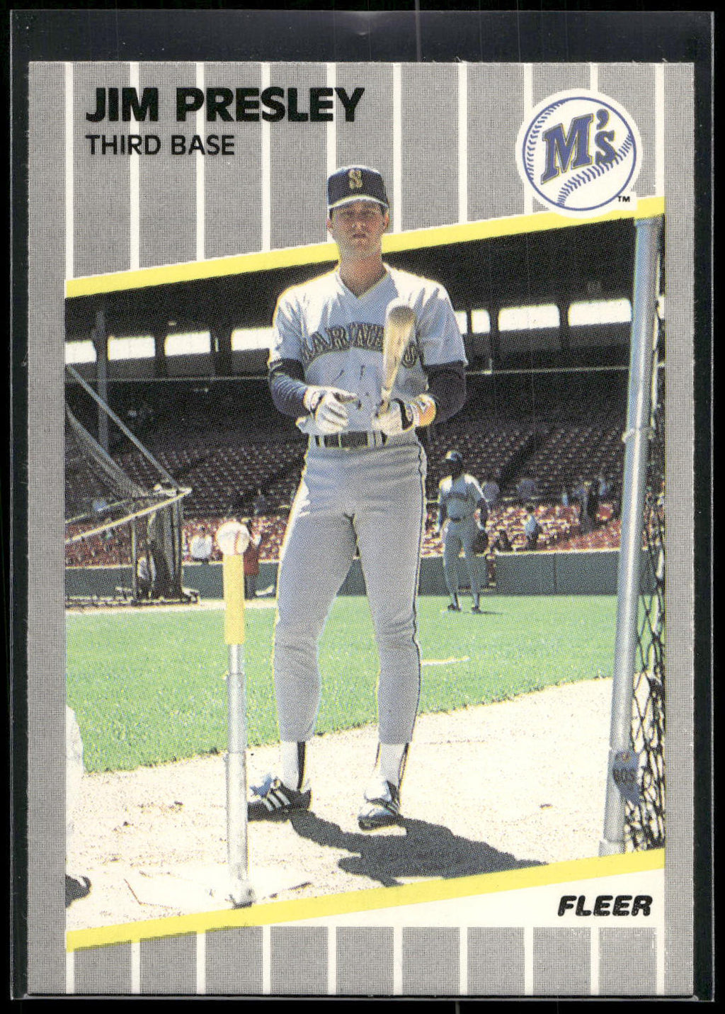 1989 Fleer #555 Jim Presley