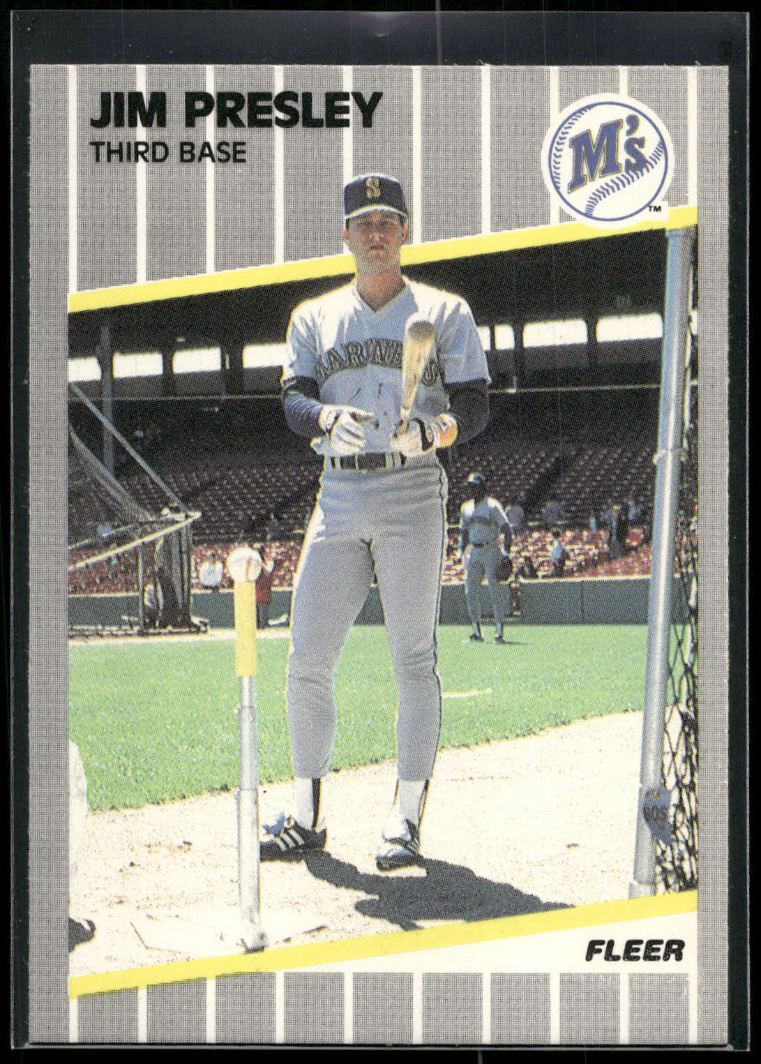 1989 Fleer #555 Jim Presley