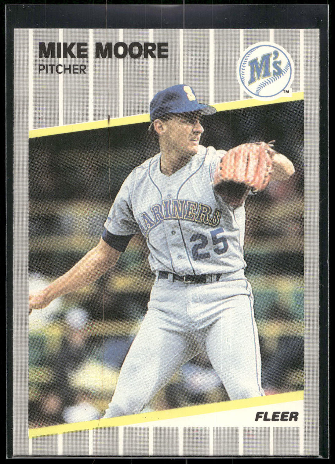 1989 Fleer #554 Mike Moore