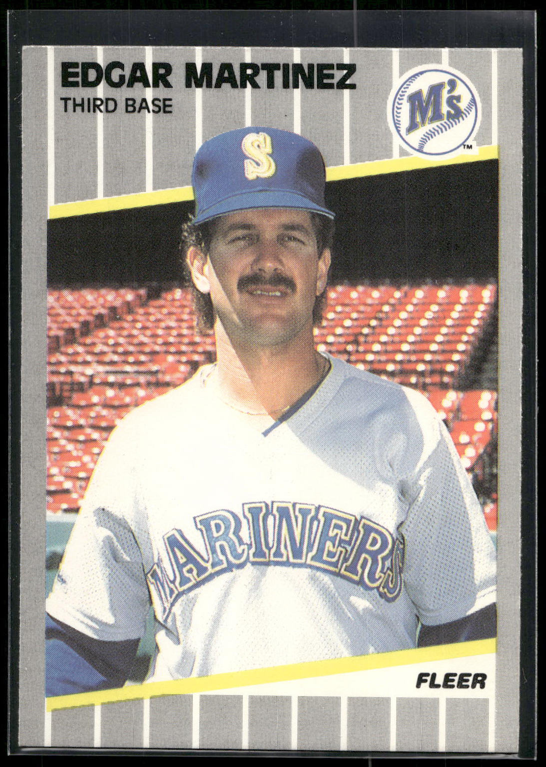 1989 Fleer #552 Edgar Martinez