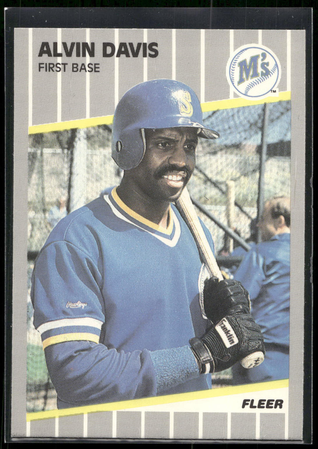 1989 Fleer #546 Alvin Davis