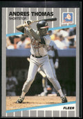 1989 Fleer #604 Andres Thomas
