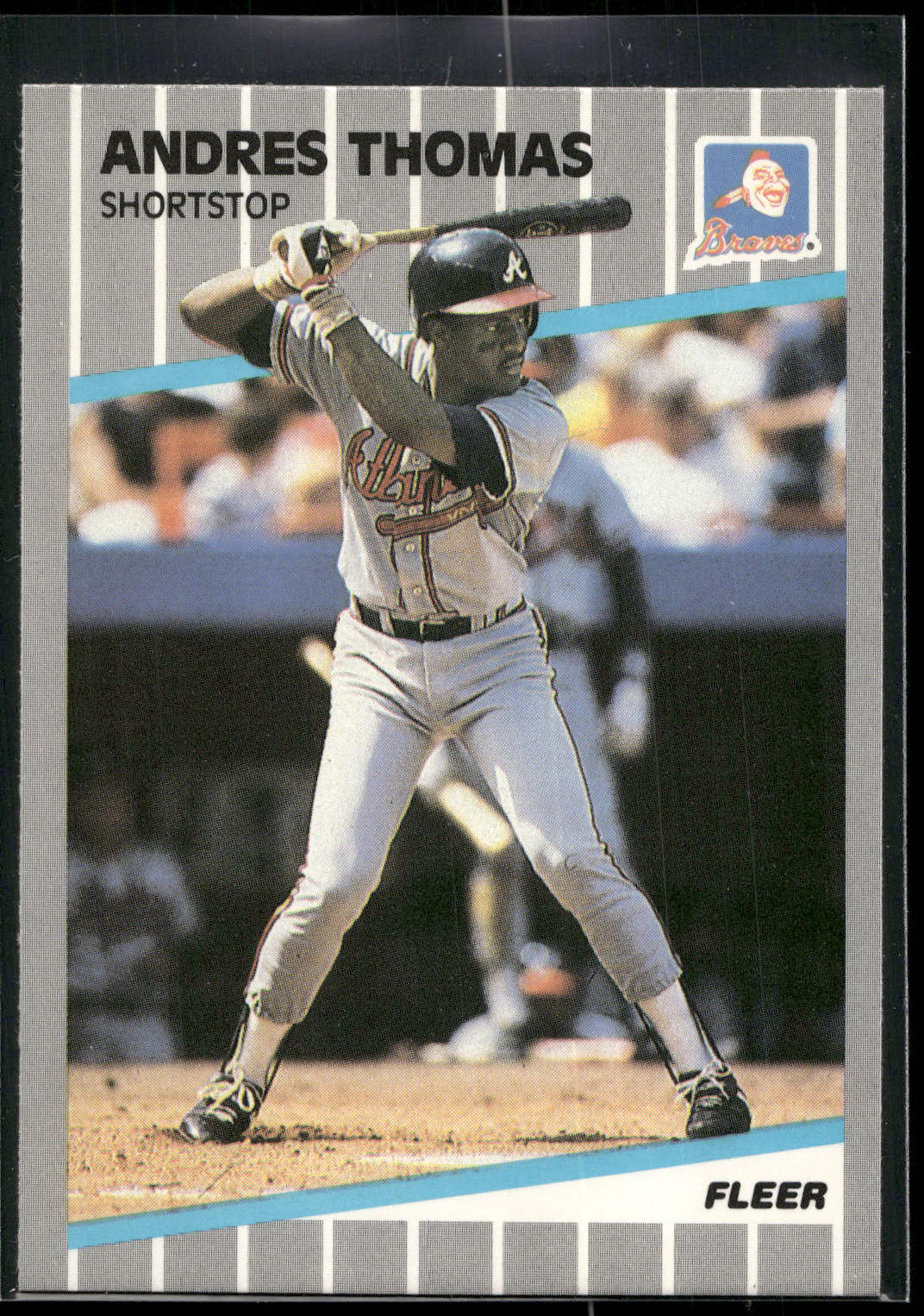 1989 Fleer #604 Andres Thomas
