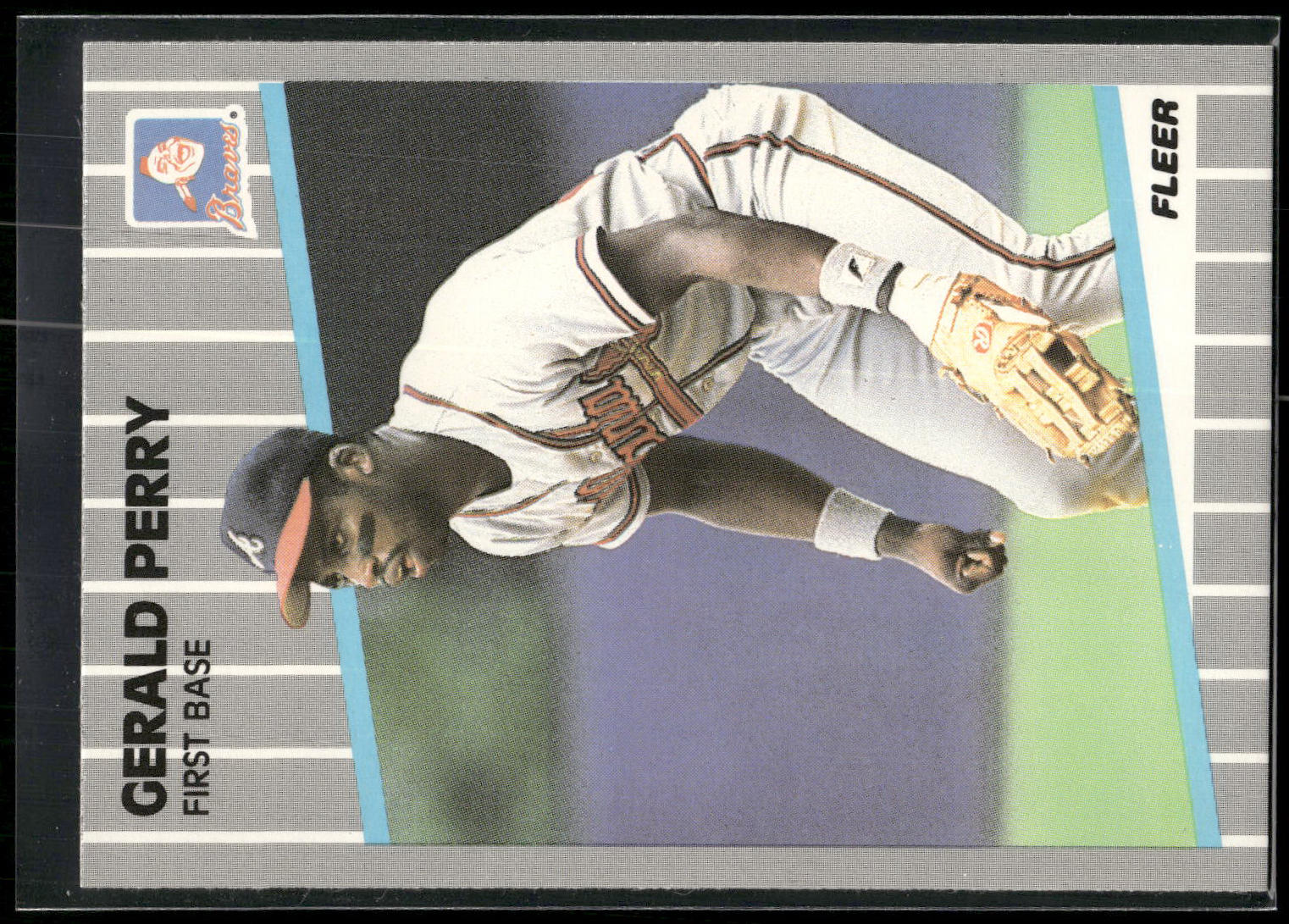 1989 Fleer #597 Gerald Perry