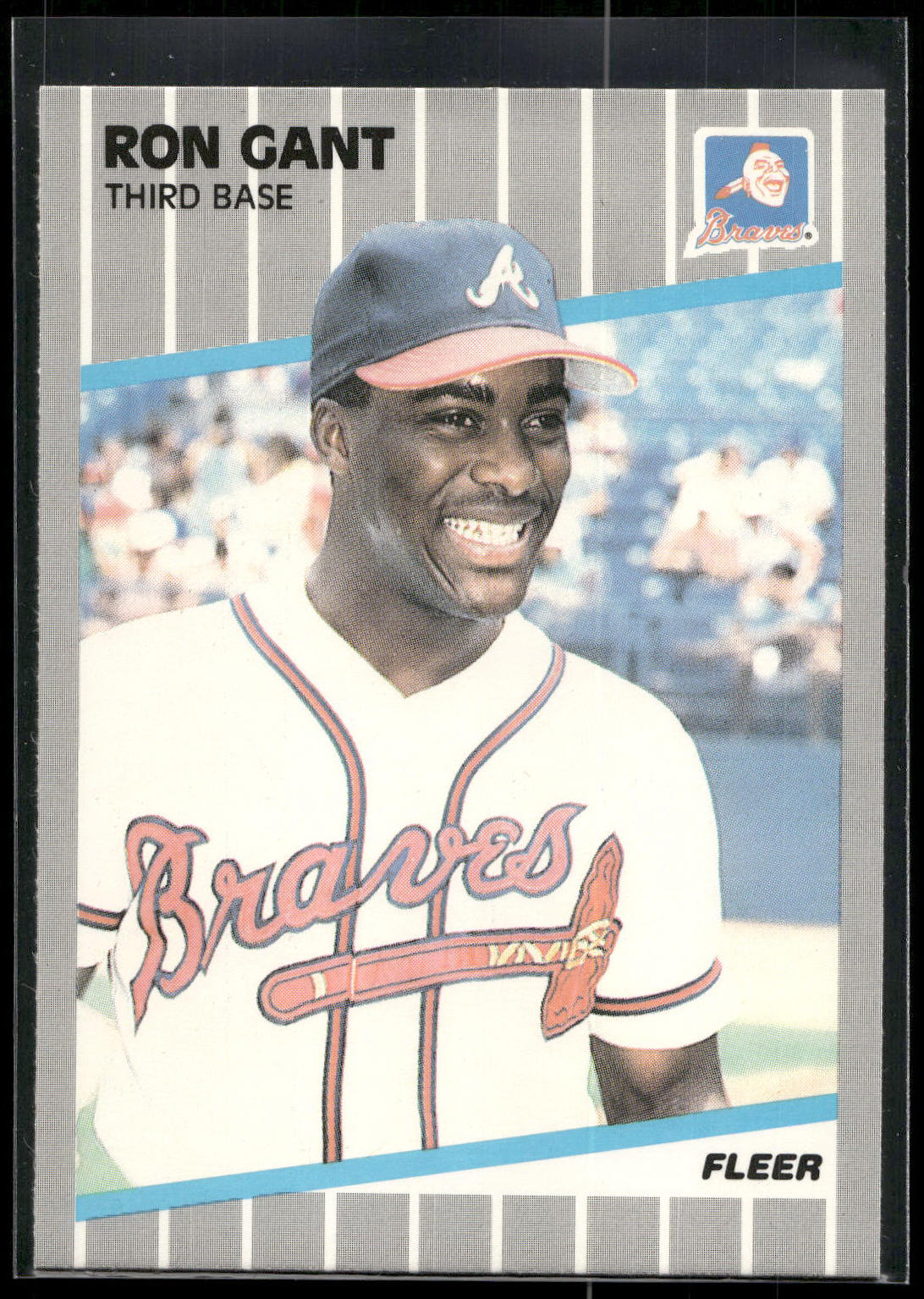 1989 Fleer #590 Ron Gant