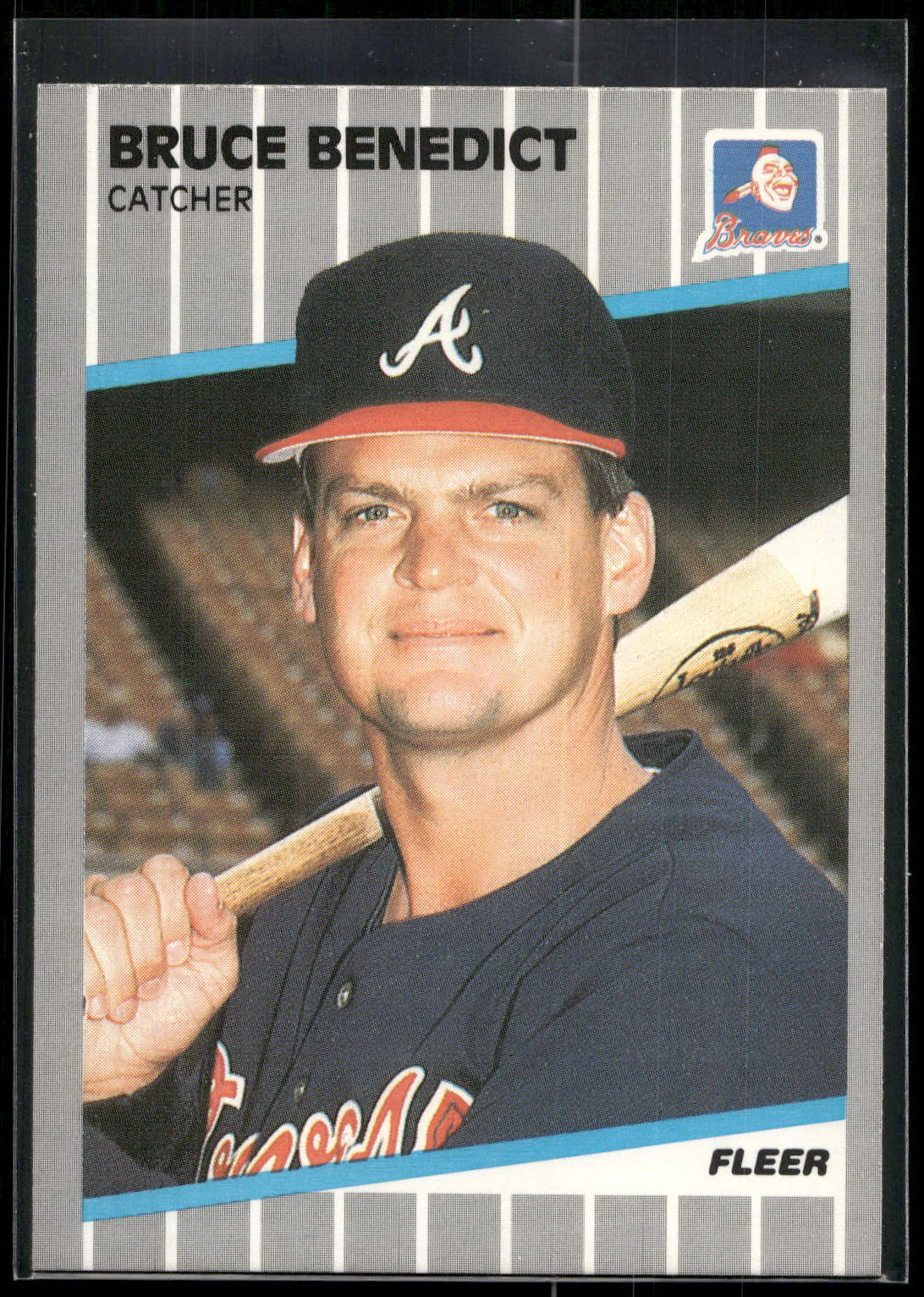1989 Fleer #587 Bruce Benedict