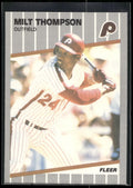 1989 Fleer #584 Milt Thompson
