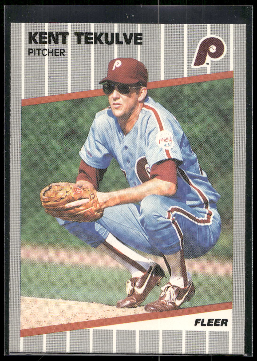 1989 Fleer #583 Kent Tekulve