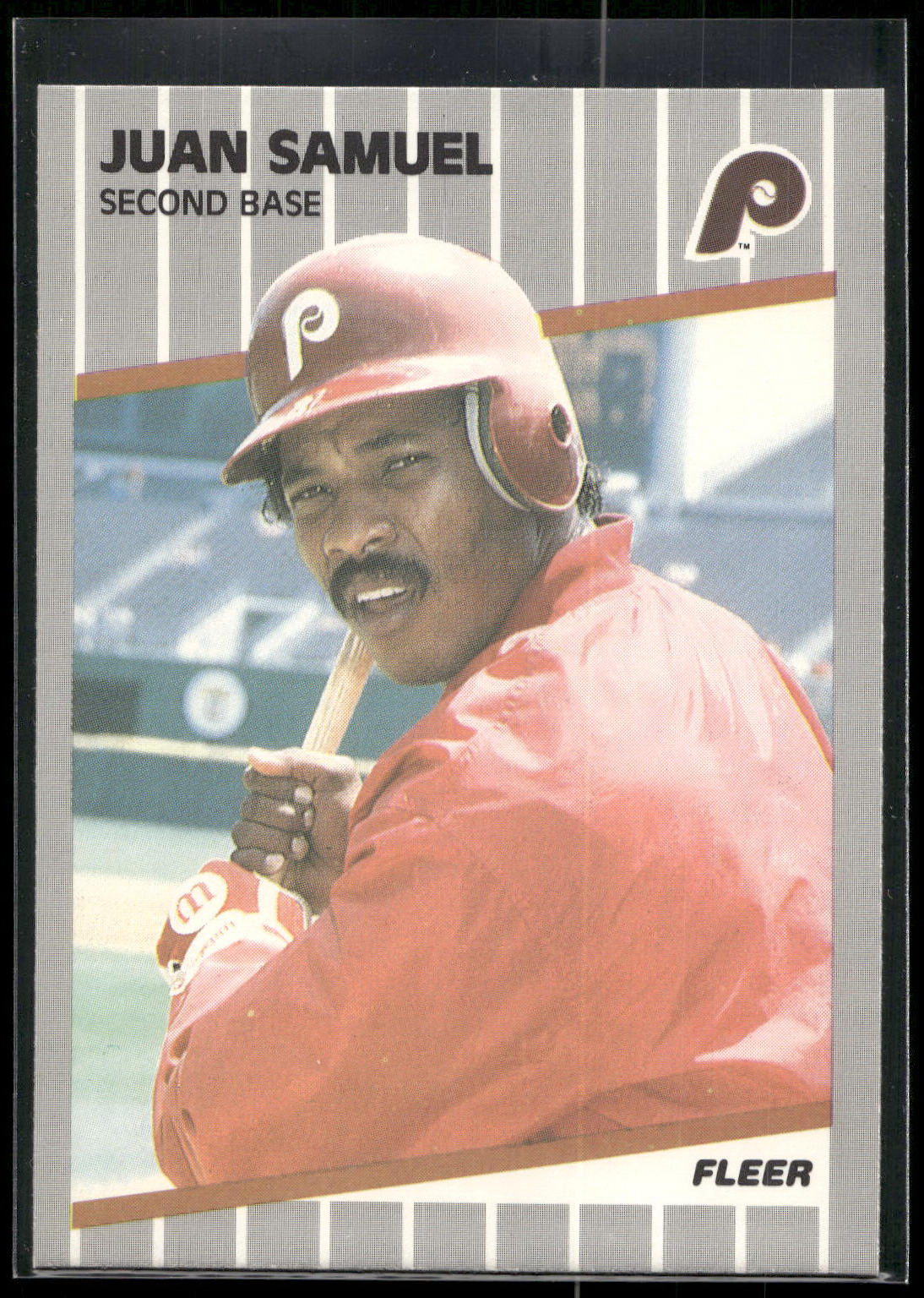 1989 Fleer #581 Juan Samuel