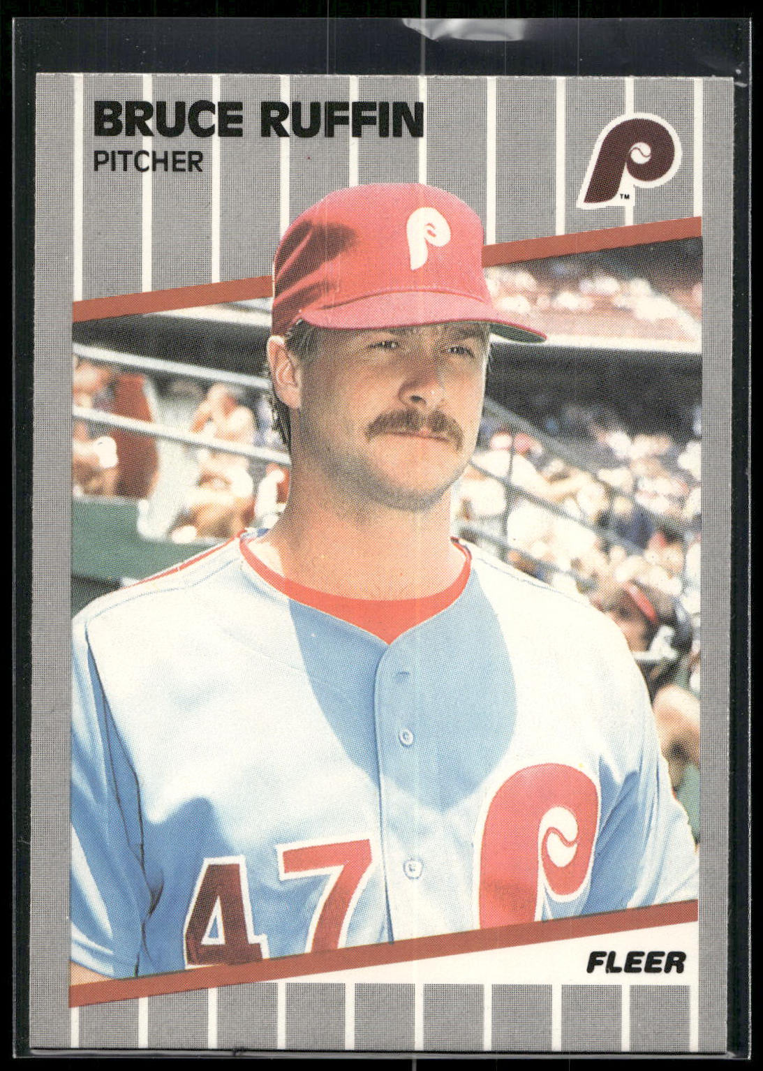 1989 Fleer #580 Bruce Ruffin