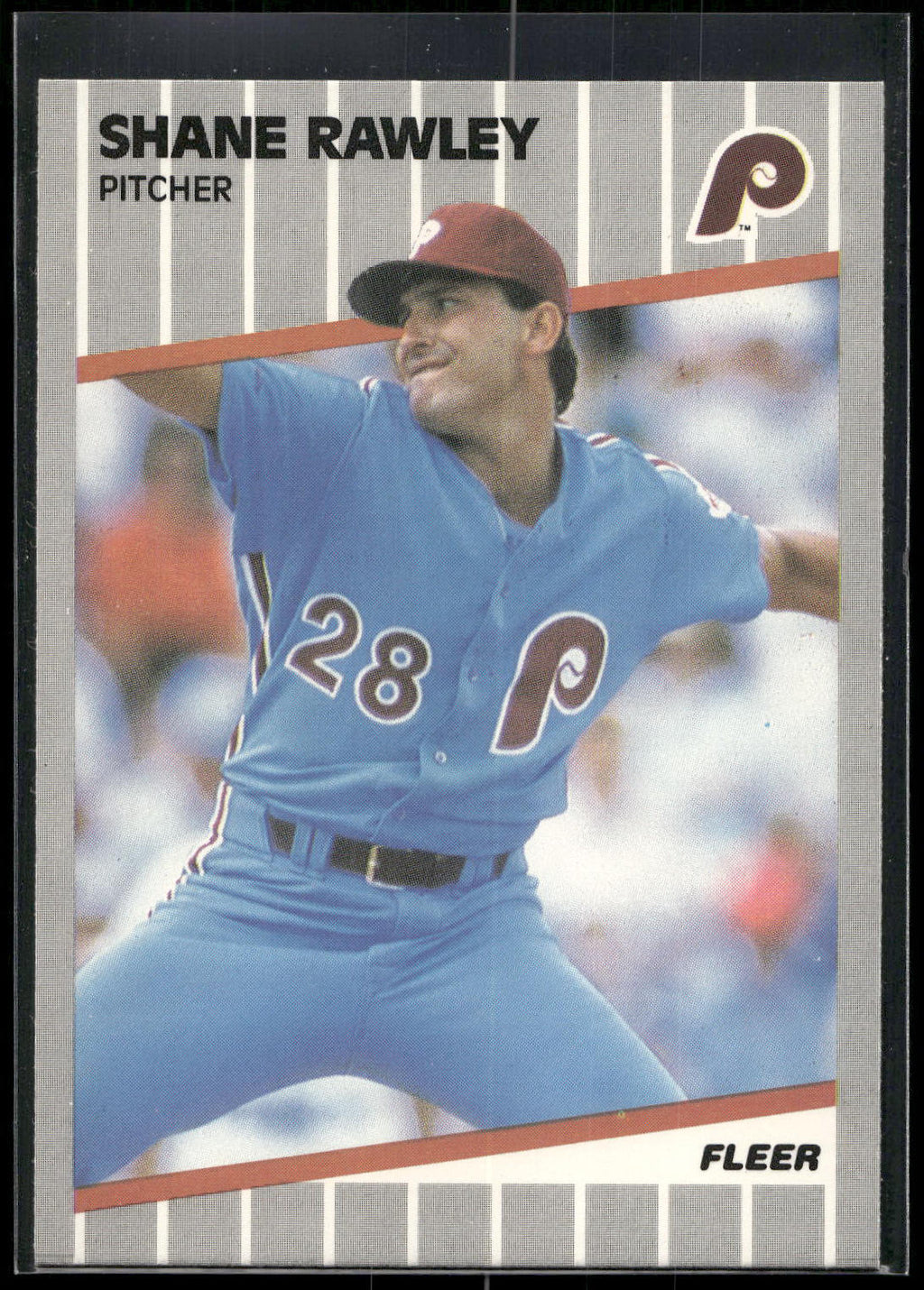 1989 Fleer #579 Shane Rawley