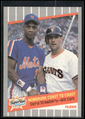 1989 Fleer #632 Homeruns Coast to Coast (Darryl Strawberry / Will Clark)