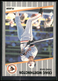 1989 Fleer #627 Craig Worthington