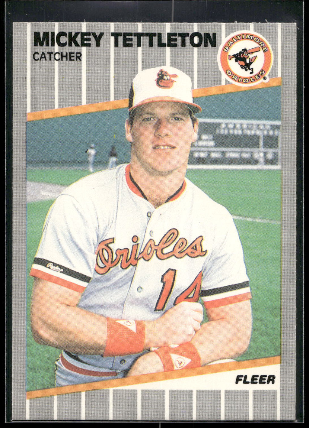 1989 Fleer #623 Mickey Tettleton