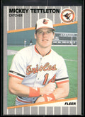 1989 Fleer #623 Mickey Tettleton