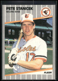 1989 Fleer #622 Pete Stanicek