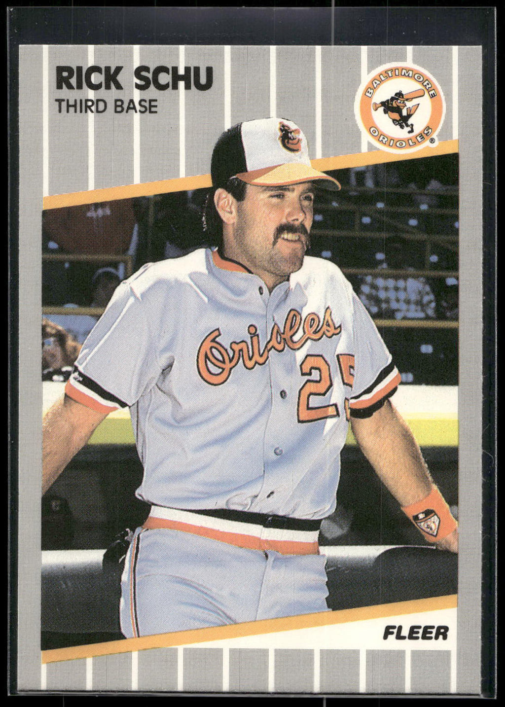 1989 Fleer #619 Rick Schu