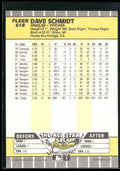 1989 Fleer #618 Dave Schmidt