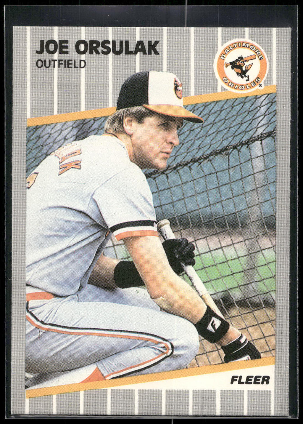 1989 Fleer #614 Joe Orsulak