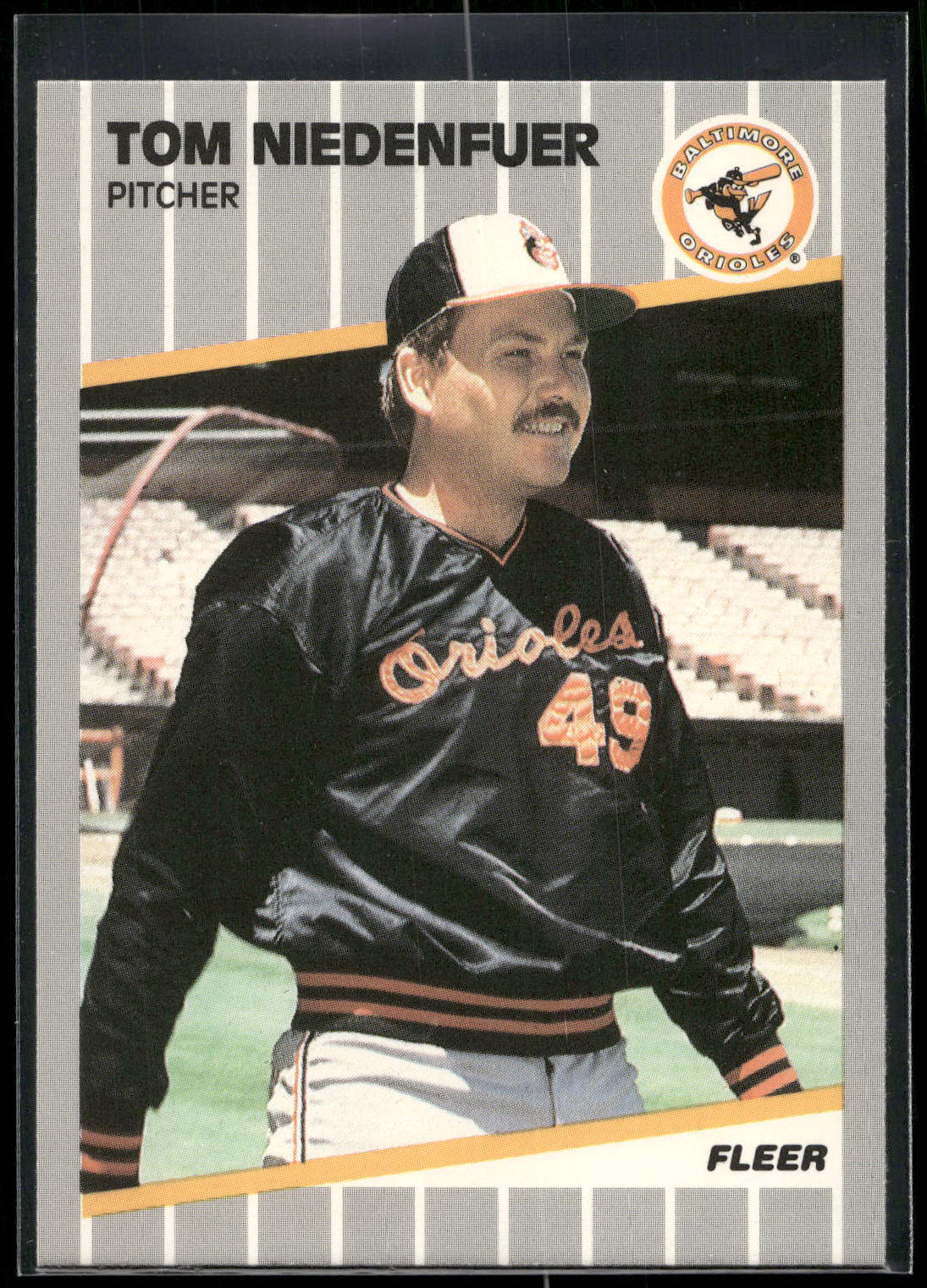 1989 Fleer #613 Tom Niedenfuer