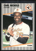 1989 Fleer #612 Carl Nichols