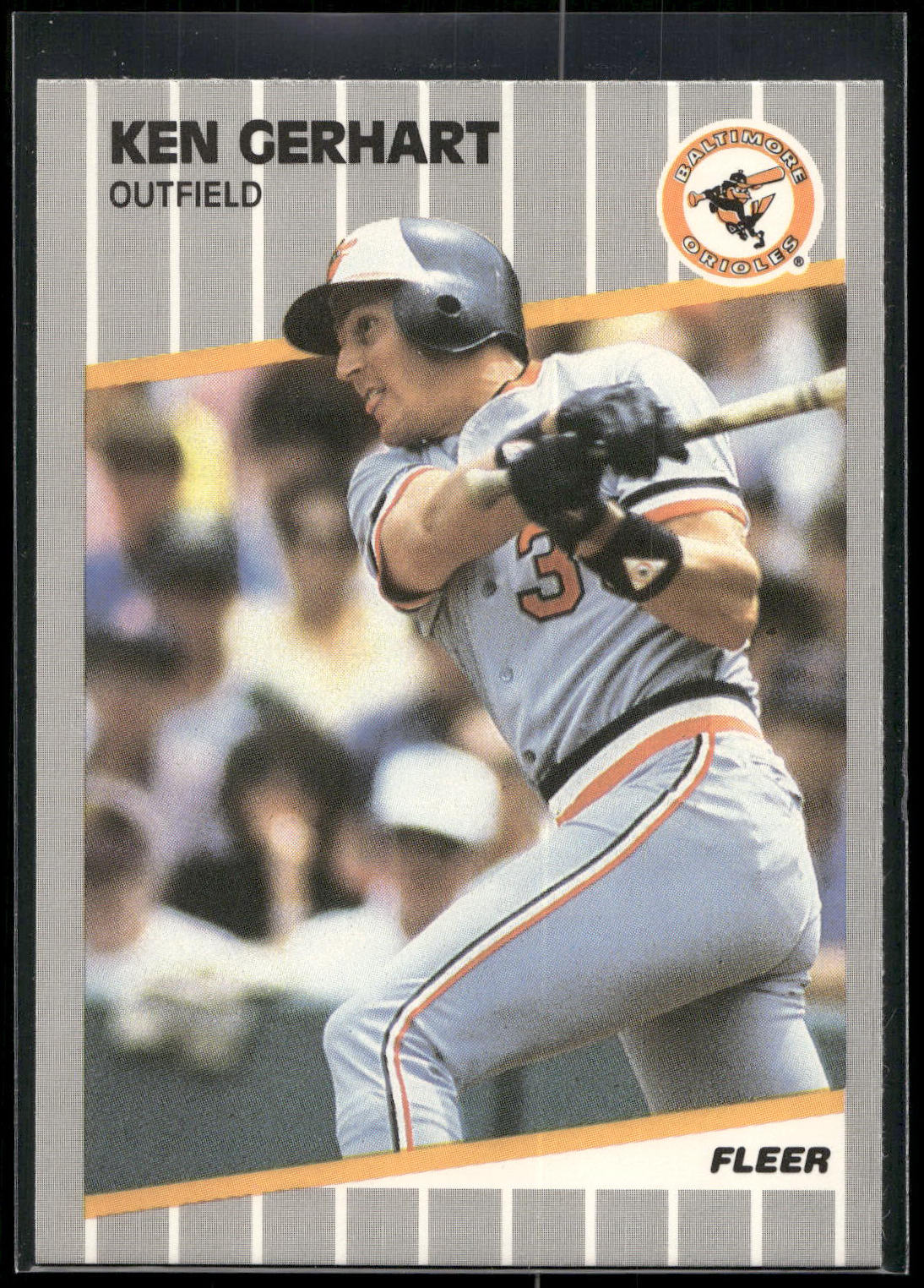 1989 Fleer #609 Ken Gerhart