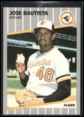 1989 Fleer #608 Jose Bautista