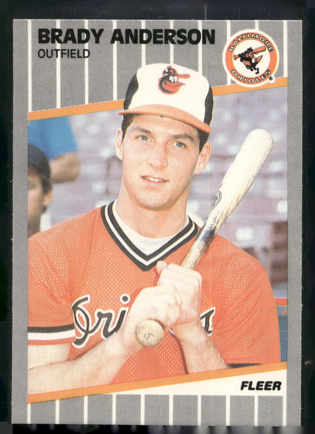 1989 Fleer #606 Brady Anderson