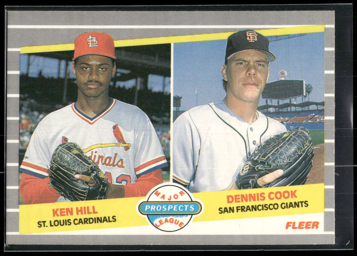 1989 Fleer #652 Ken Hill / Dennis Cook