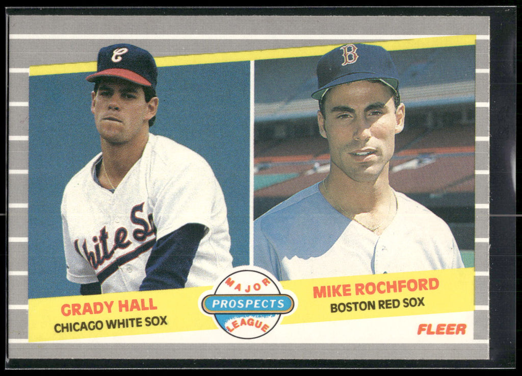 1989 Fleer #650 Grady Hall / Mike Rochford
