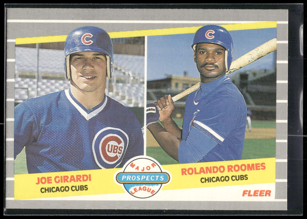 1989 Fleer #644 Joe Girardi / Rolando Roomes