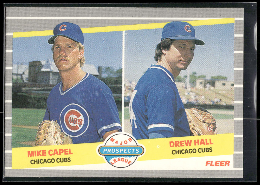 1989 Fleer #643 Mike Capel / Drew Hall