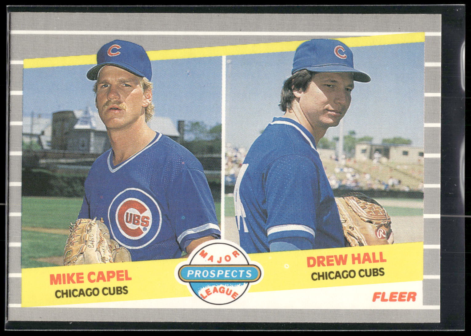 1989 Fleer #643 Mike Capel / Drew Hall